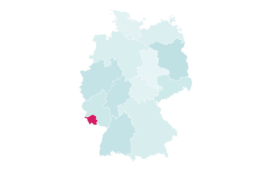 Affinity by region — Chill-out music, Germany