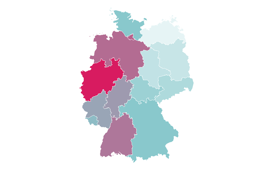 Affinity by region — Chocolate bar, Germany