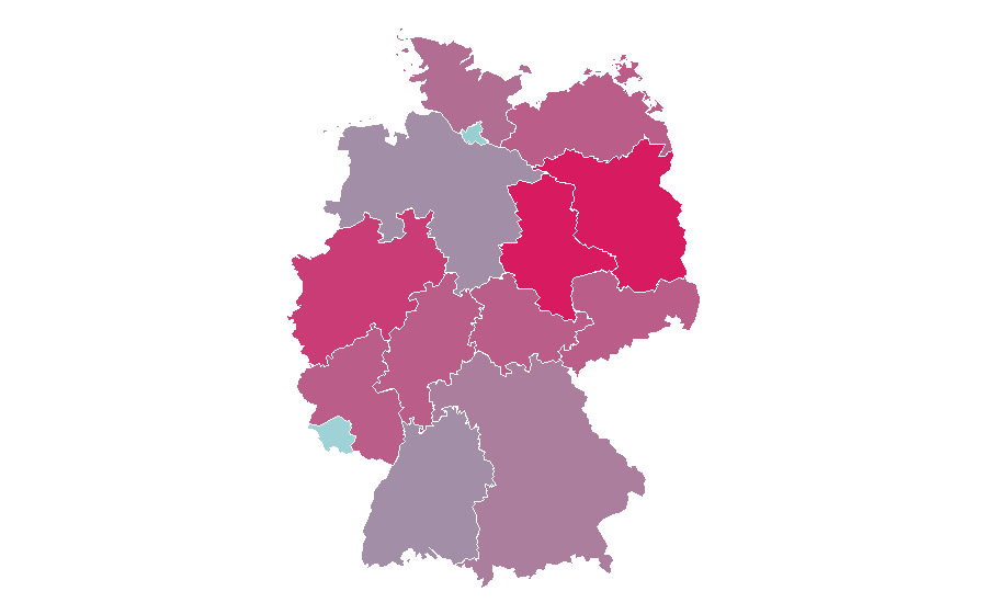 Affinity by region — Chris Hemsworth, Germany