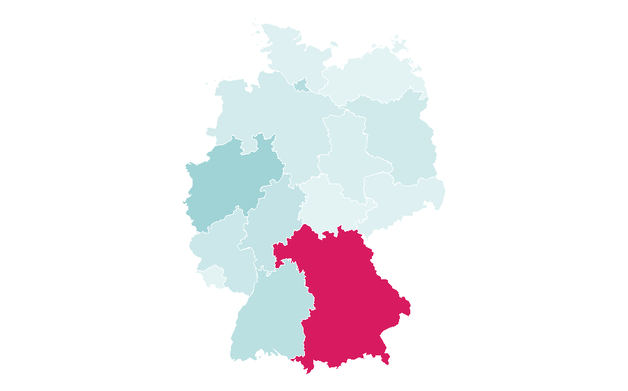 Affinity by region — Chris Martin, Germany