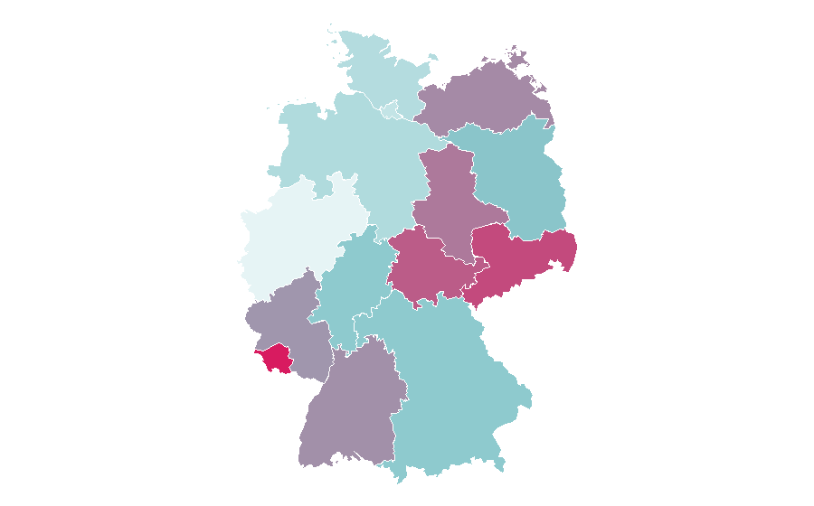 Affinity by region — Christian Clavier, Germany