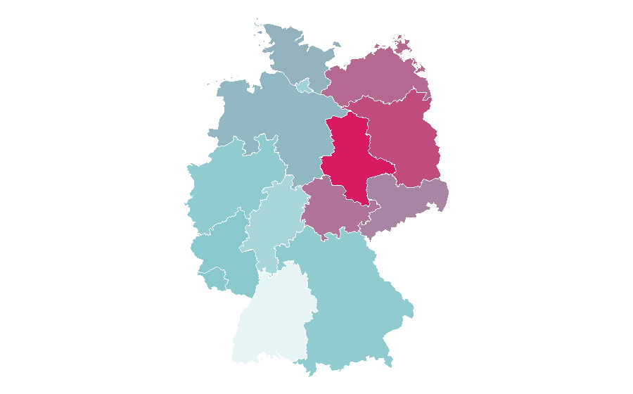Affinity by region — Christine Baranski, Germany