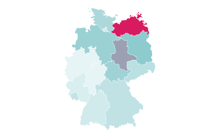 Affinity by region — Christmas Holiday, Germany