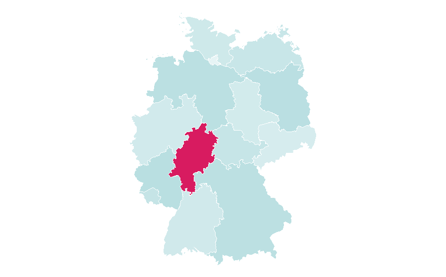 Affinity by region — Christmas lights, Germany