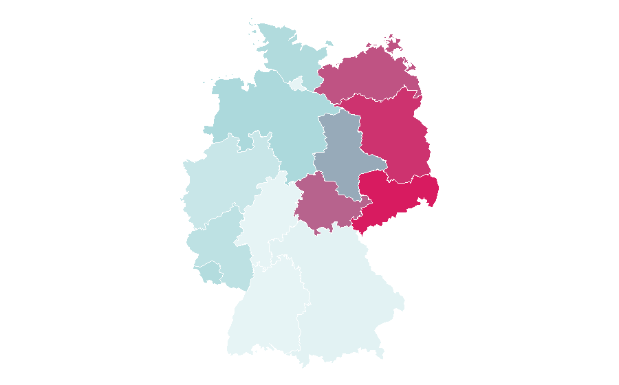 Affinity by region — Christmas music, Germany