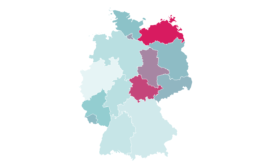 Affinity by region — Christmas traditions, Germany