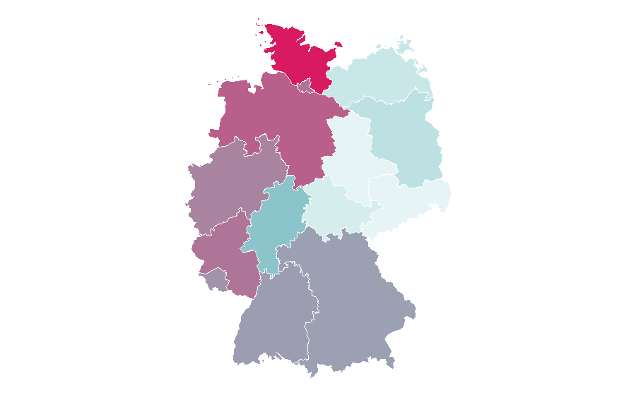 Affinity by region — Cincinnati Masters, Germany