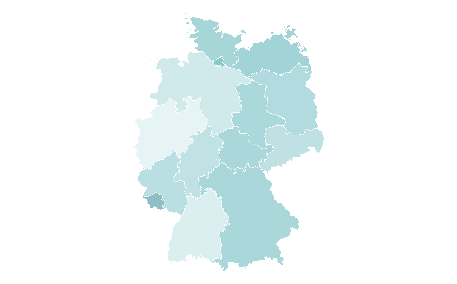 Affinity by region — Cinema of Iran, Germany