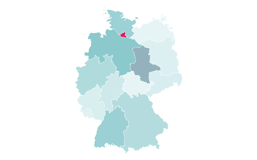 Affinity by region — Cinemax, Germany