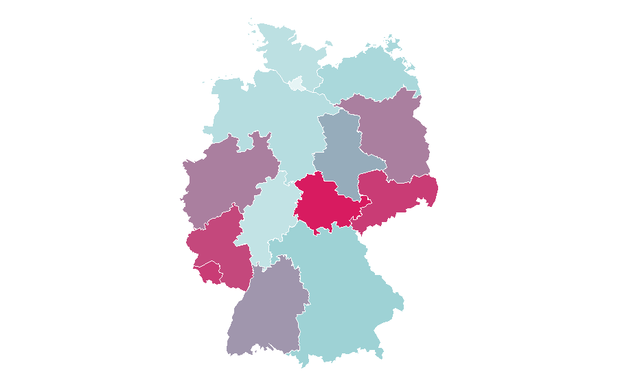 Affinity by region — Citroën Berlingo, Germany