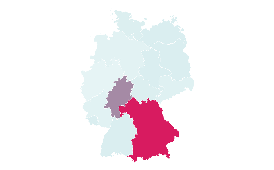 Affinity by region — City-Galerie Aschaffenburg, Germany