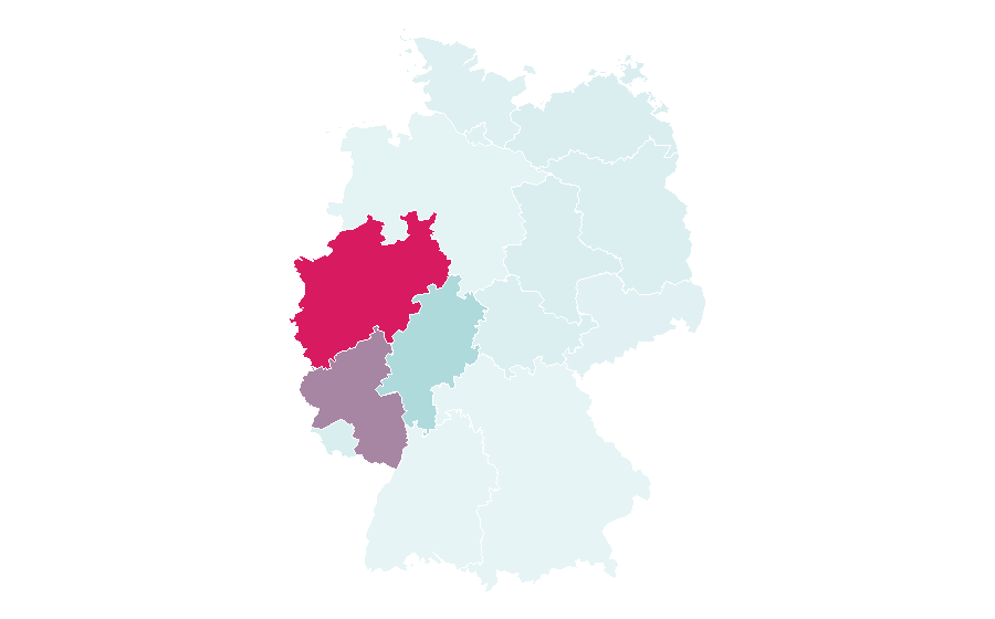 Affinity by region — City-Galerie Siegen, Germany