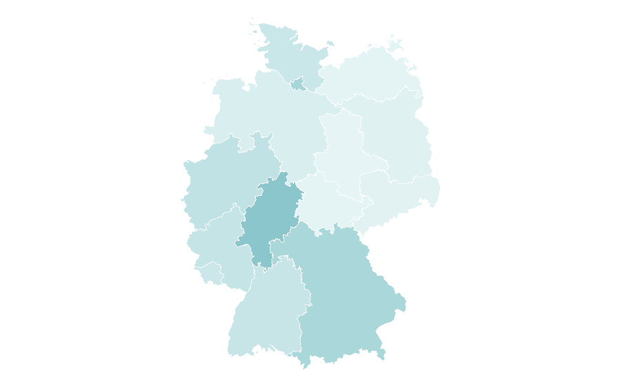 Affinity by region — Clairvoyance, Germany