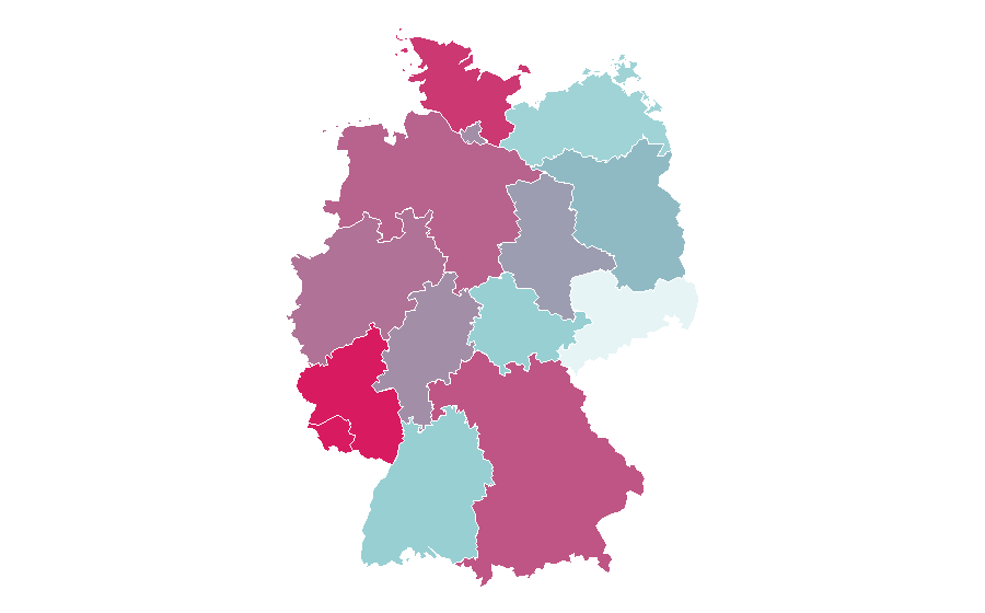 Affinity by region — Clark Gable, Germany
