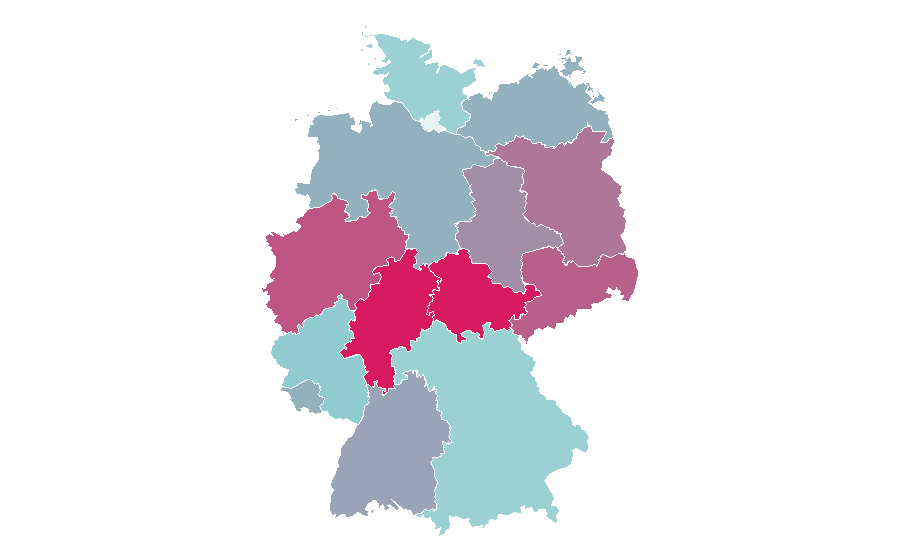Affinity by region — Clash Royale, Germany