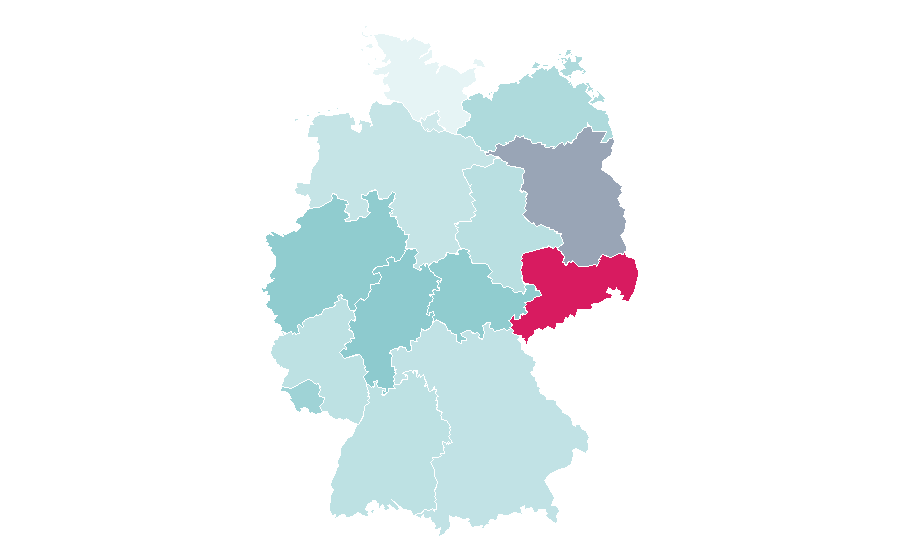 Affinity by region — Claude Monet, Germany