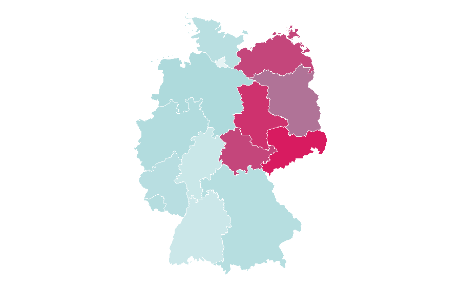 Affinity by region — Claudia Jung, Germany