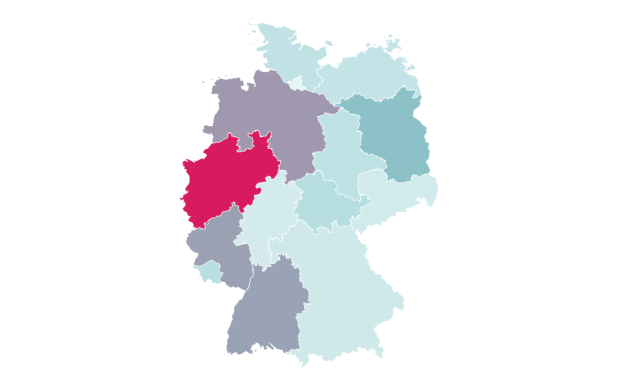 Affinity by region — Claudia Kleinert, Germany