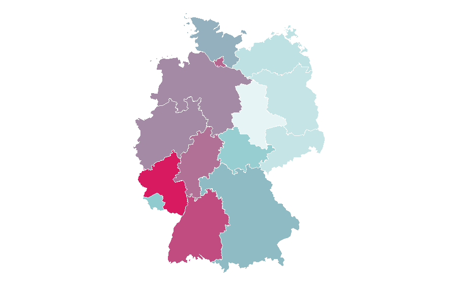 Affinity by region — Claus Kleber, Germany