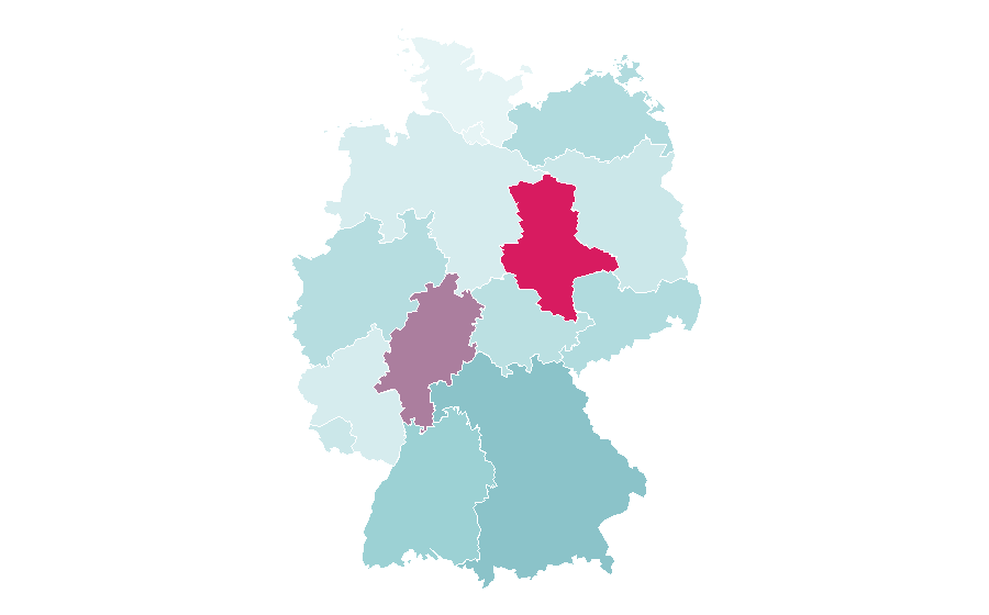 Affinité par région — Cleanliness, Allemagne