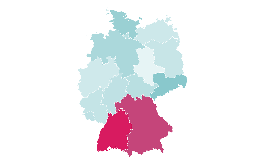 Affinity by region — Cloth diaper, Germany