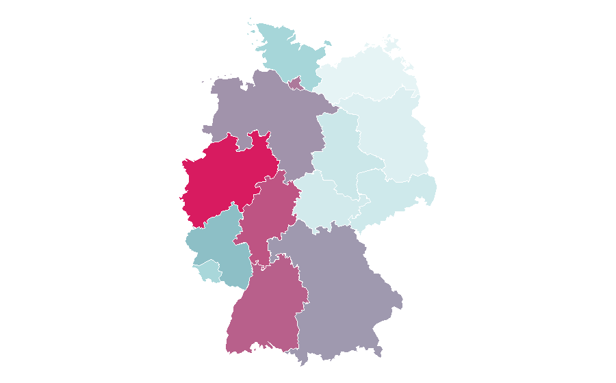 Affinity by region — Clothes iron, Germany