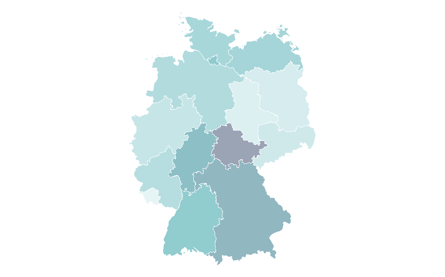 Affinity by region — Clothes Shop, Germany