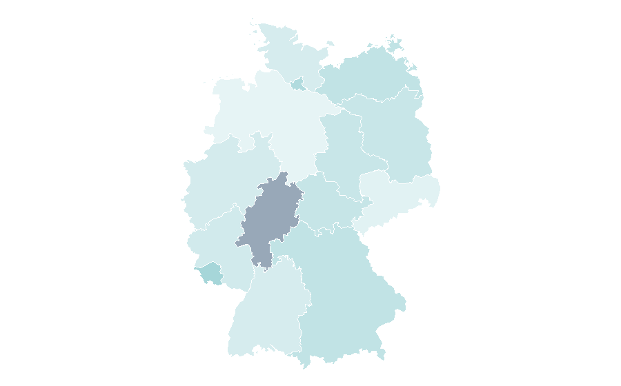 Affinity by region — Clothing in India, Germany