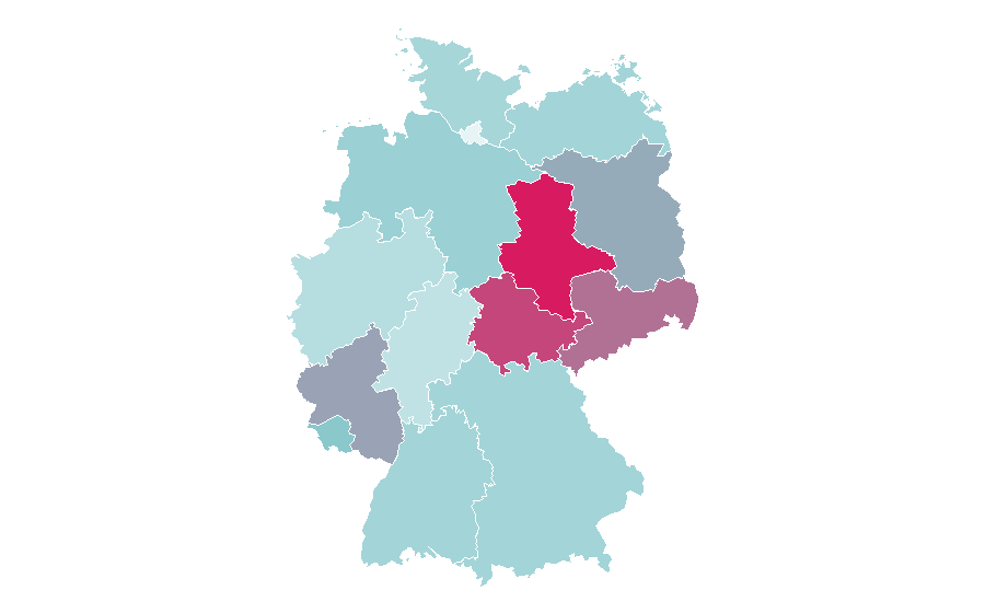 Affinity by region — Cloud storage, Germany
