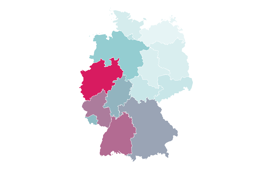 Affinity by region — Clown, Germany