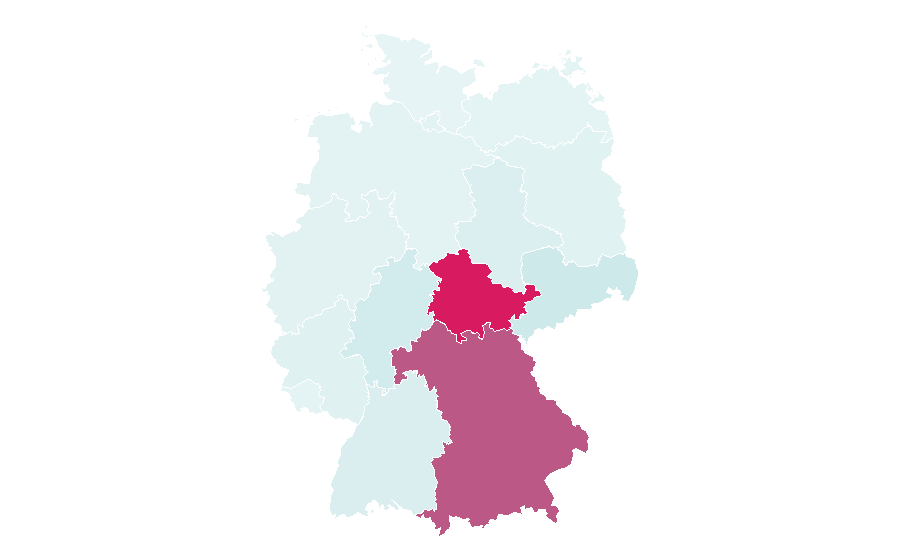 Affinity by region — Coburg, Germany