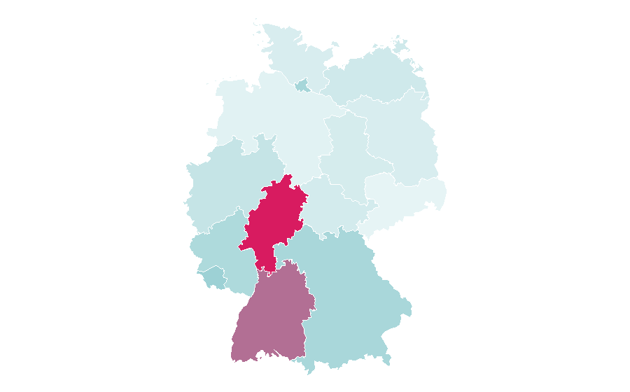 Affinity by region — Coches.net, Germany
