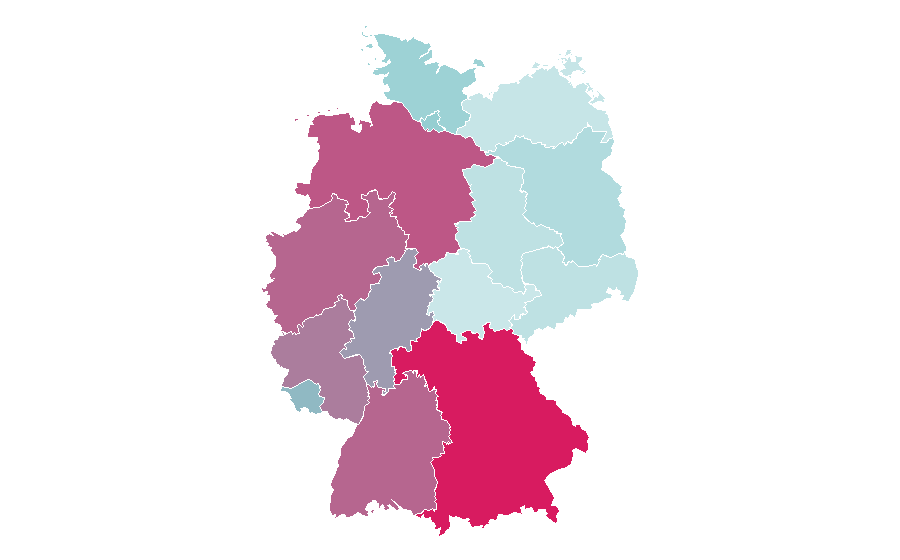 Affinity by region — Cocktail dress, Germany
