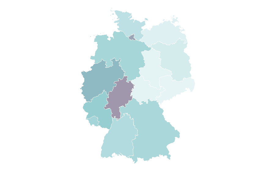 Affinity by region — Cocomelon, Germany
