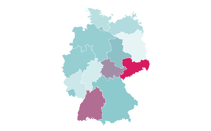 Affinity by region — Coffea arabica, Germany