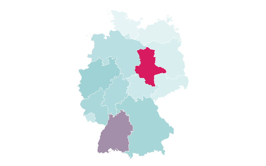Affinity by region — Coffee cup, Germany