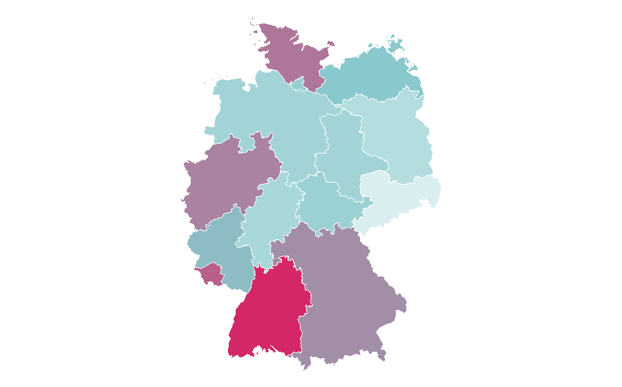 Affinität nach Region — Coffee preparation, Deutschland