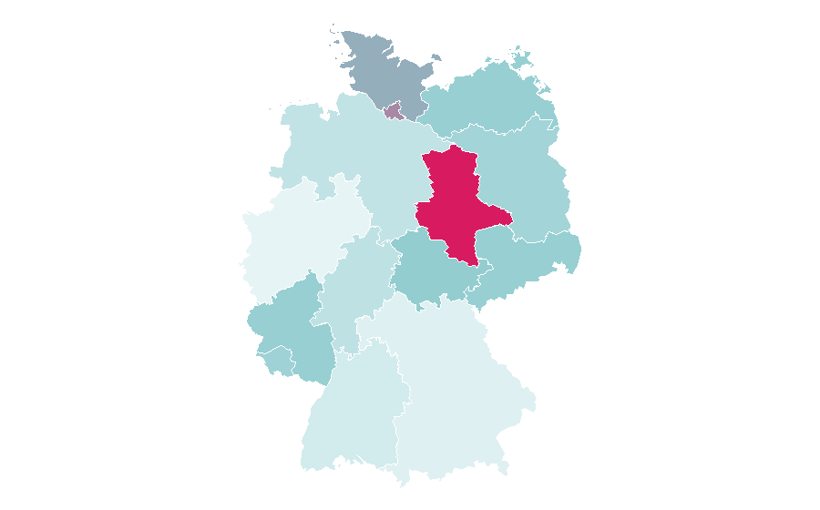 Affinity by region — Coffee production, Germany
