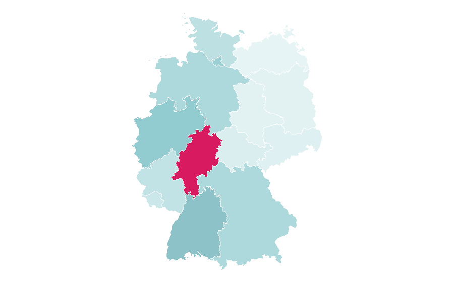 Affinité par région — Coin, Allemagne