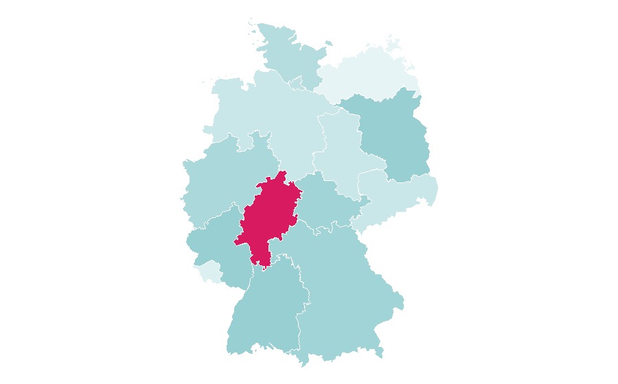 Affinity by region — Cold, Germany