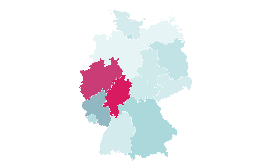 Affinity by region — Collection (artwork), Germany