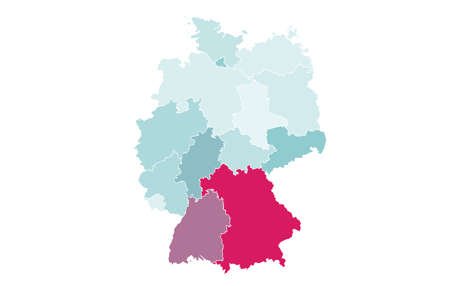 Affinity by region — Colnago, Germany