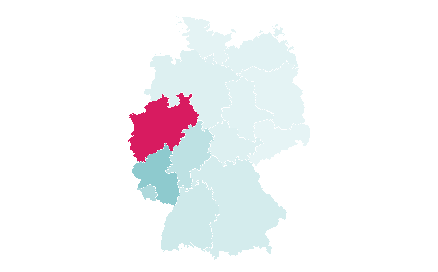 Affinity by region — Cologne Carnival, Germany