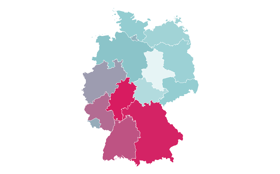 Affinity by region — Colorado, Germany
