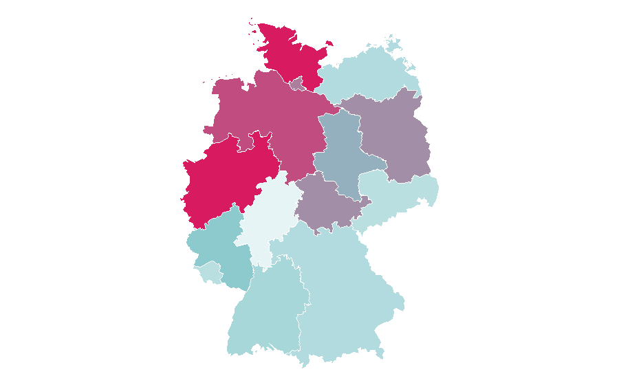 Affinity by region — Coloring book, Germany
