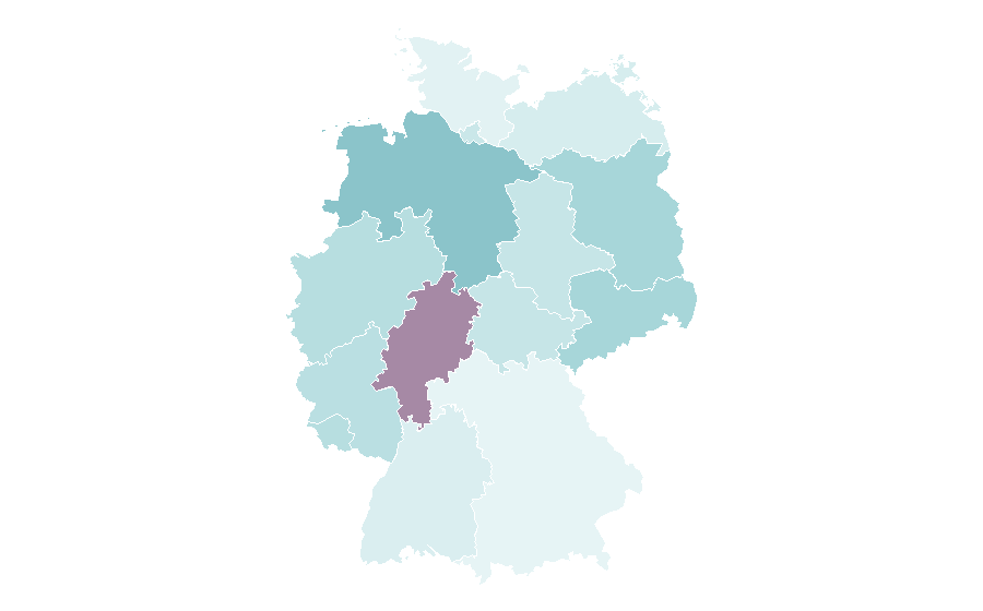 Affinity by region — Comic strip, Germany