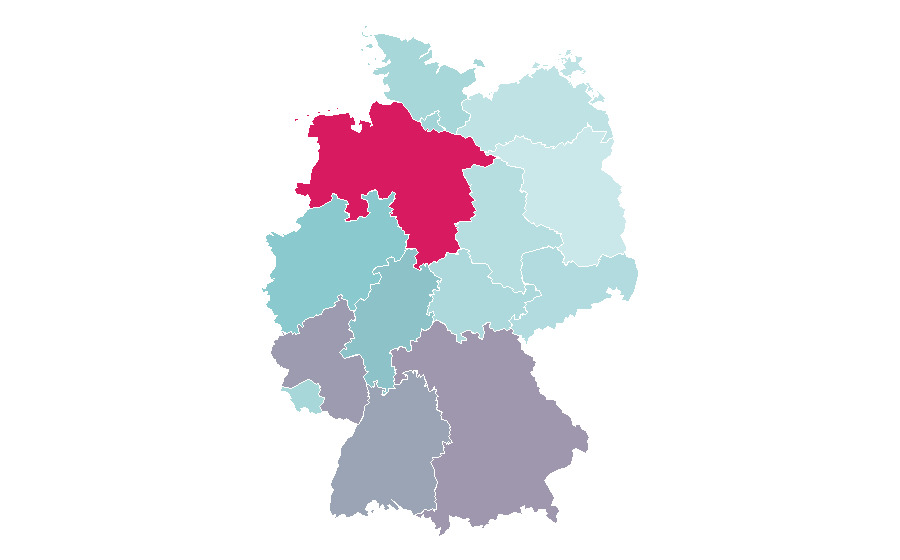 Affinité par région — Commercial vehicle, Allemagne