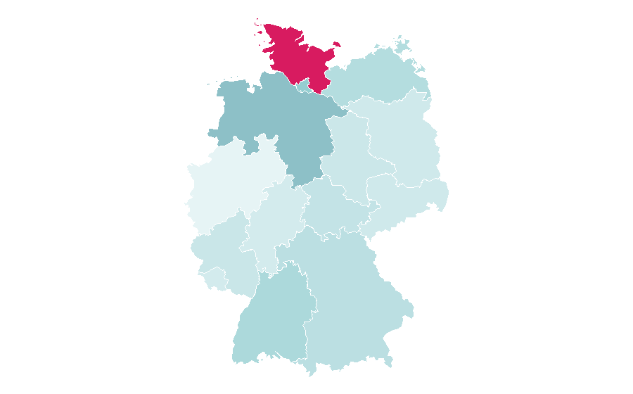 Affinity by region — Community-supported agriculture, Germany