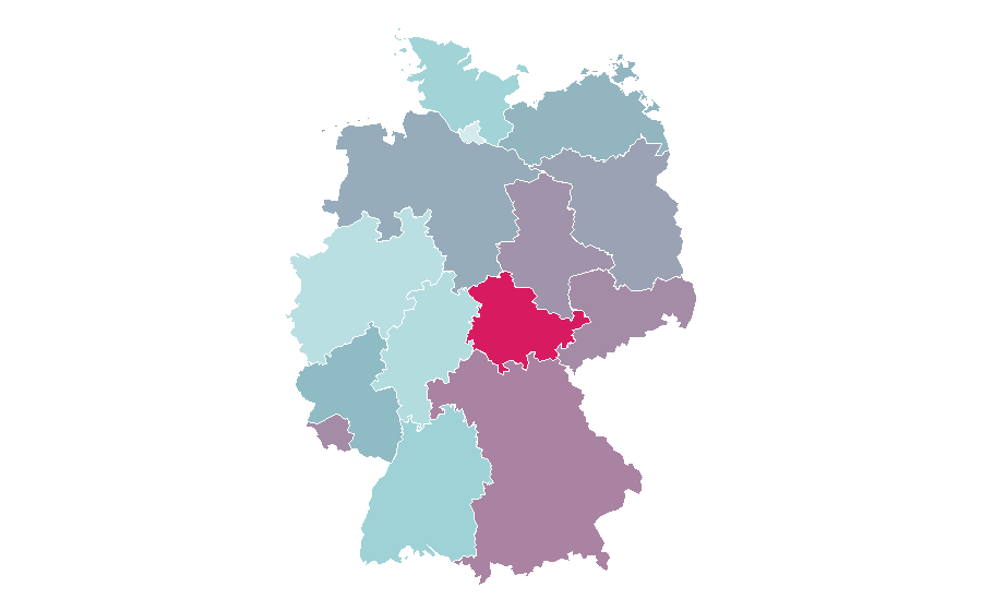 Affinity by region — Compact excavator, Germany