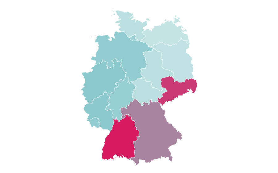 Affinity by region — Composite material, Germany